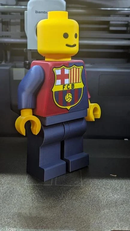 🔵🔴 Figurinha tijolo Colecionador FC Barcelona (20cm) – photo 4